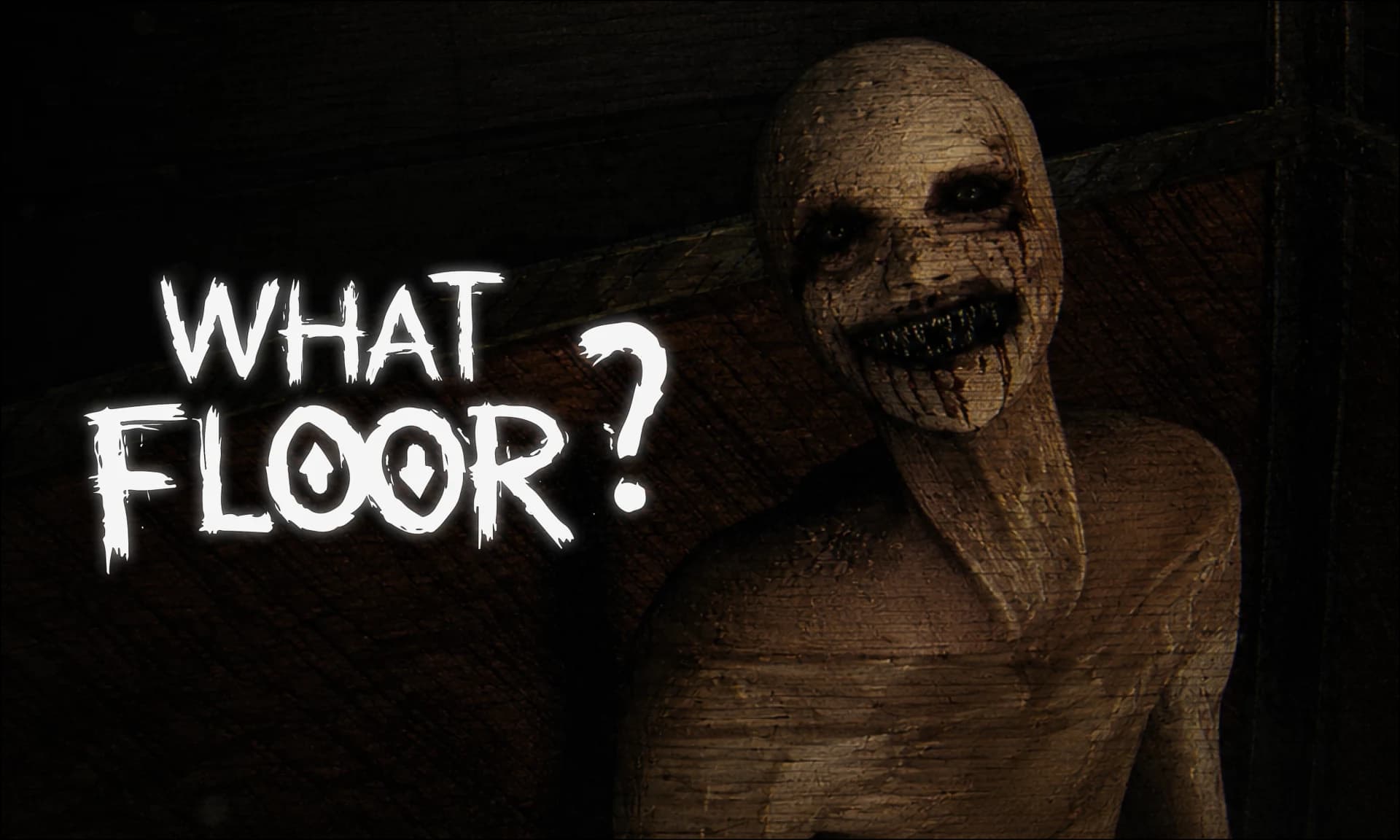 What Floor? title artwork with a grinning passenger